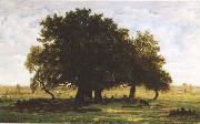 Theodore Rousseau, Oak Trees near Apremont (mk09)